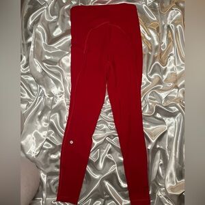 Lululemon Red leggings